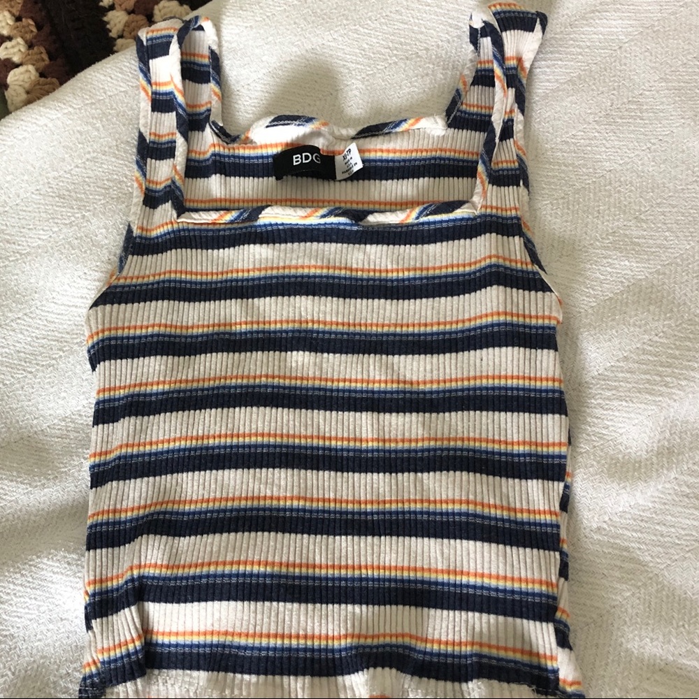 Urban Outfitters: rainbow crop top